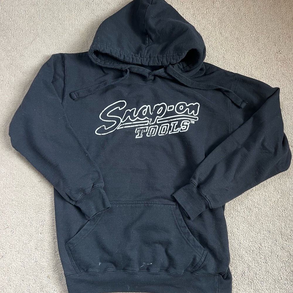 Black Snap-On Hoodie